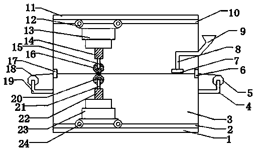 Wire rod rust removal equipment