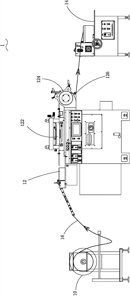 Die cutting machining device and method