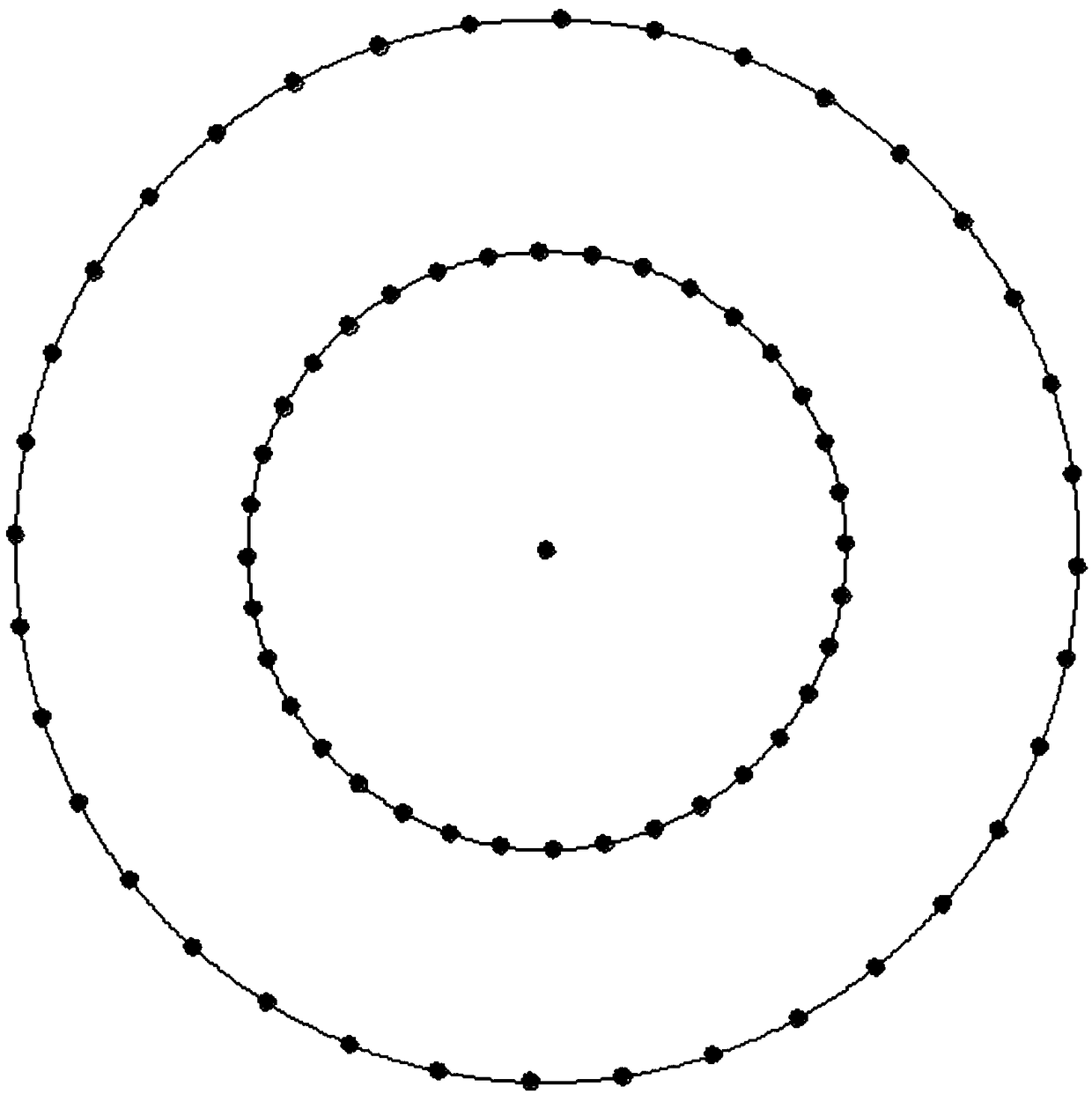 Large-aperture two-dimensional short wave direction finding system