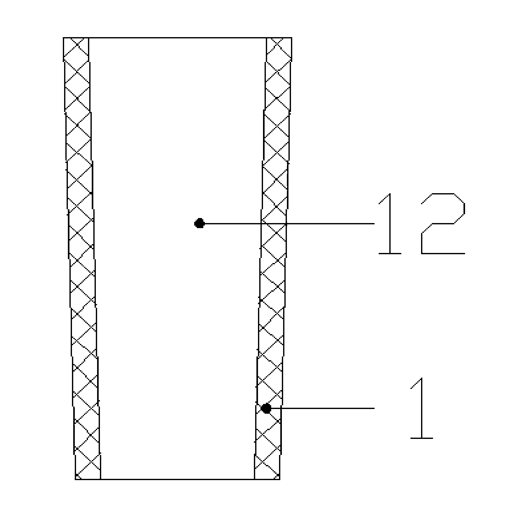 Production method for partitioned unit glued lattice structural bodies of graphic fireworks