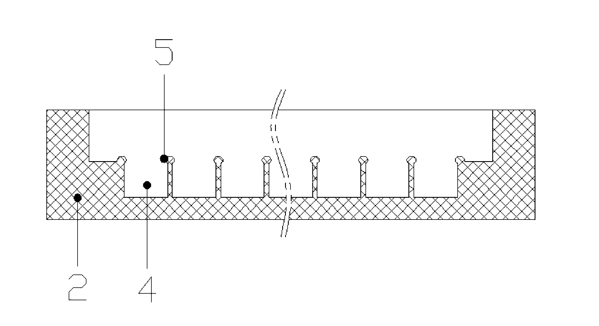 Production method for partitioned unit glued lattice structural bodies of graphic fireworks