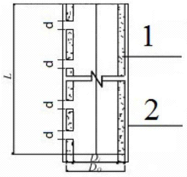 Prefabricated tubular pile capable of draining water and increasing frictional resistance and construction method thereof