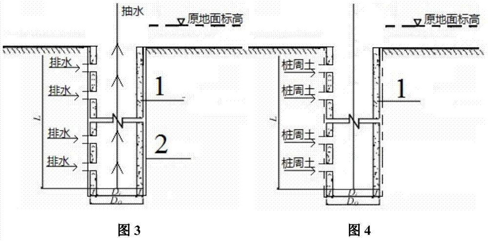 Prefabricated tubular pile capable of draining water and increasing frictional resistance and construction method thereof