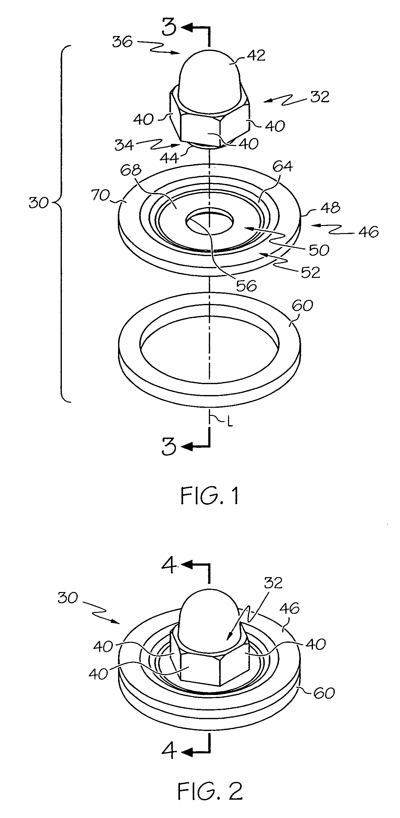 Seal nut assembly and method of manufacture