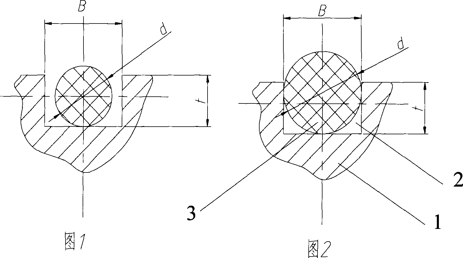 Seal structure design method for narrow sealing plane box parts with complex shape