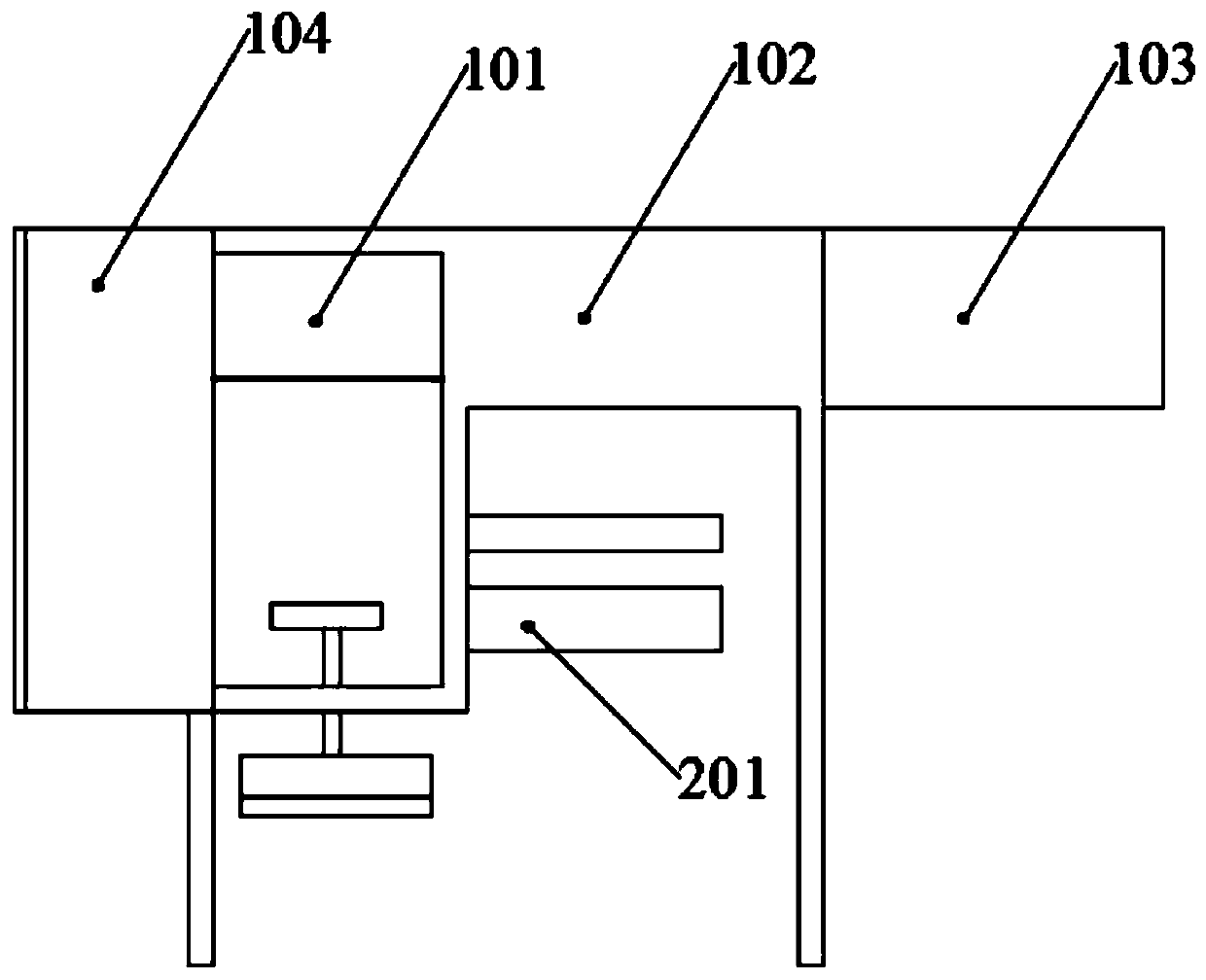 Fire smoke component quantitative detection device