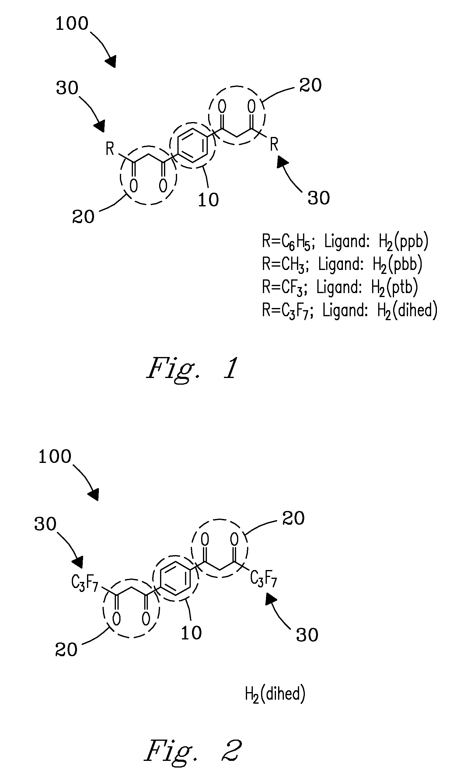 Method and apparatus for selective capture of gas phase analytes using metal beta-diketonate polymers