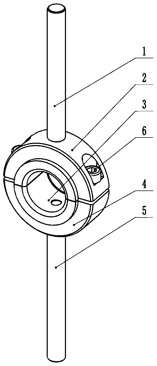 A device for resetting spiral armored steel wire