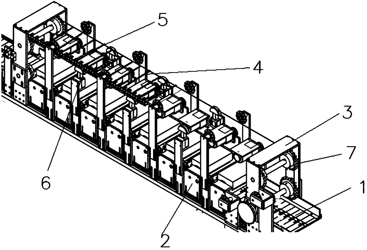 Production-line-type mummified aphid separation and brushing device