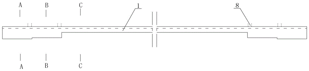 Combination slip-on steel structure beam platform and prefabricated box girder combined slip-on method