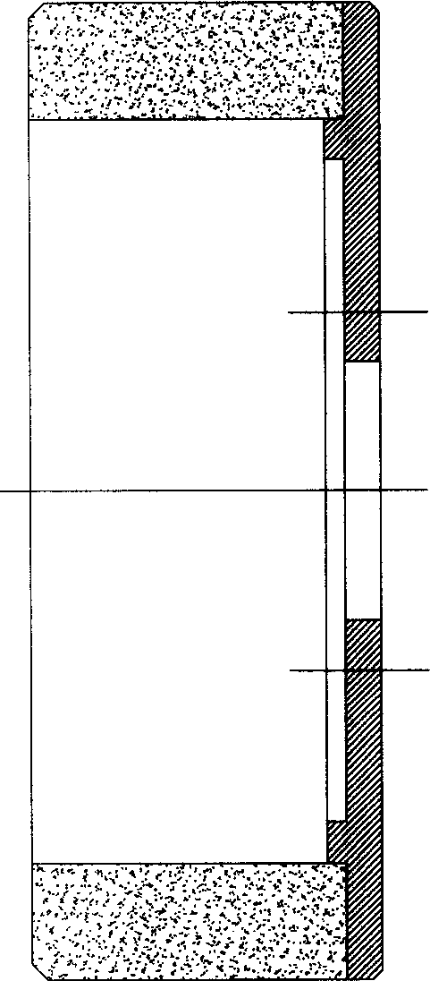Dry processing method for ceramic brick and a dry edging and bevelling machine