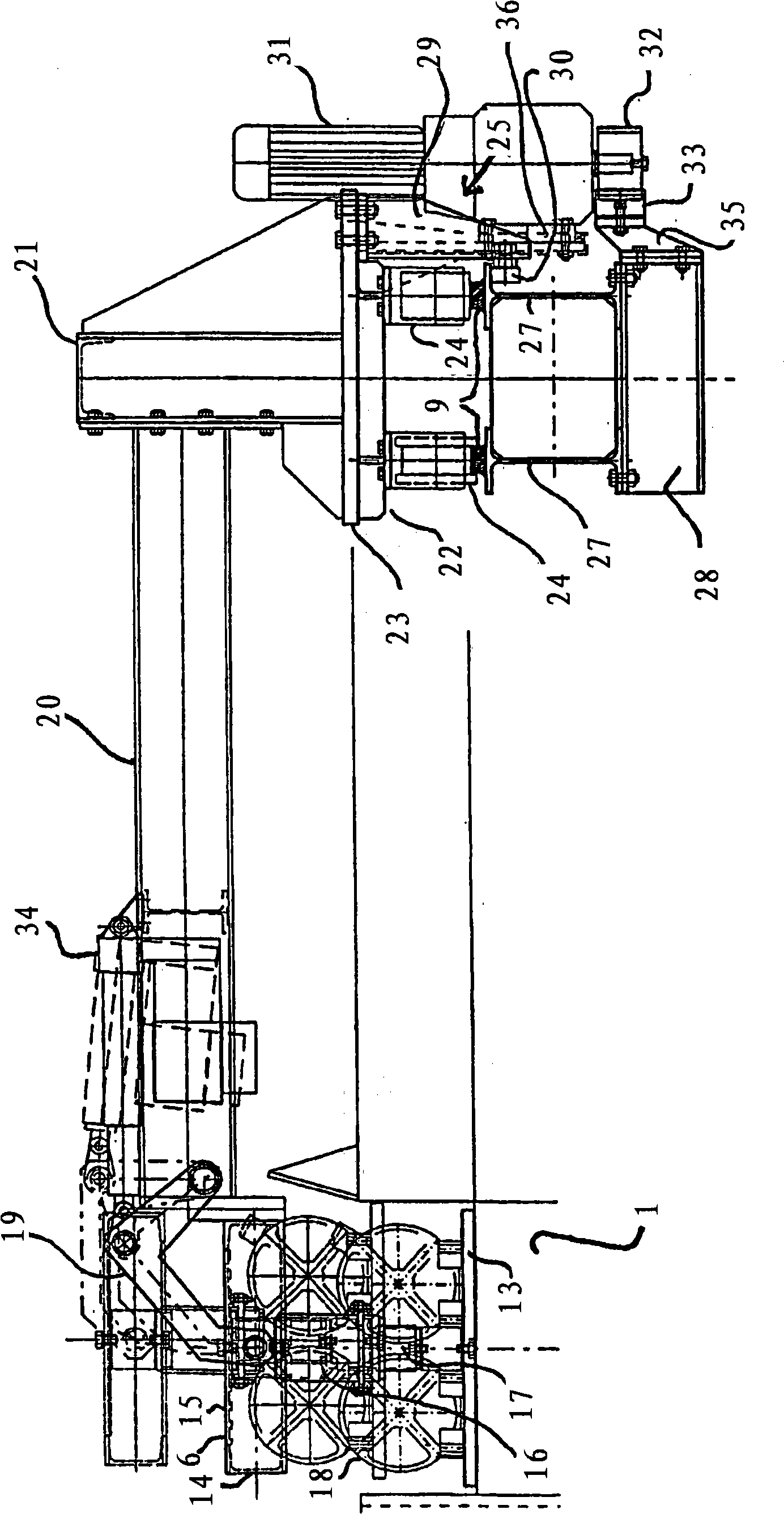 Method and device for removing loose material on wavy surfaces of stamped coal used for coking