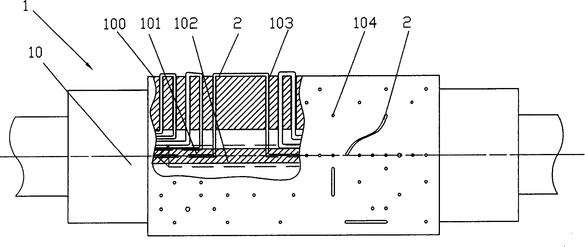 Method for producing continuous casting crystallizing roll