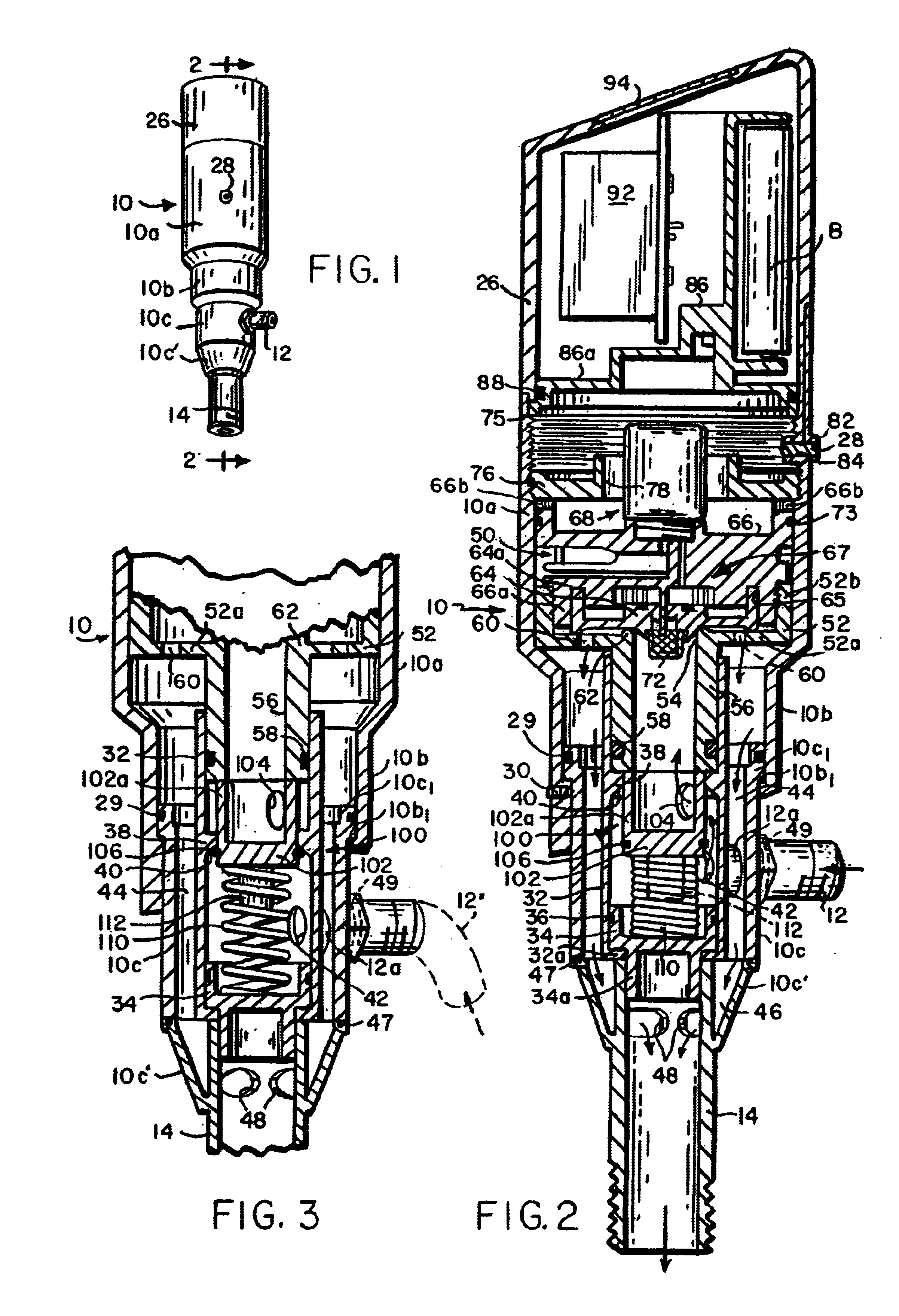 Flow control valve with automatic shutoff capability