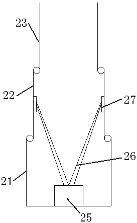 Device for wiping glass door
