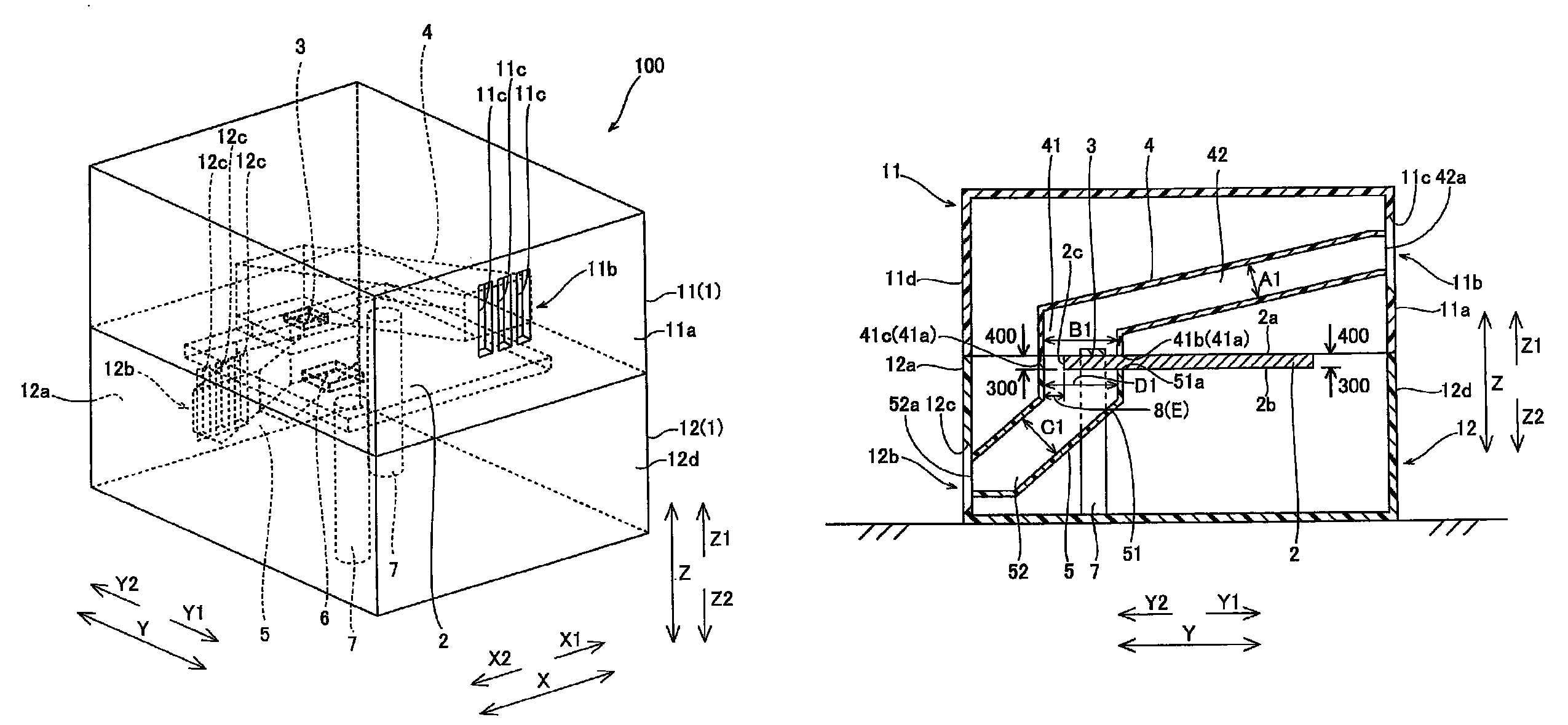 Heat radiation mechanism of electronic apparatus and electronic apparatus