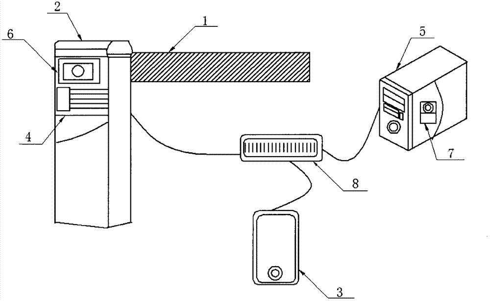 Wireless-induction-technology-based charging and fee collection method and system for parking lot