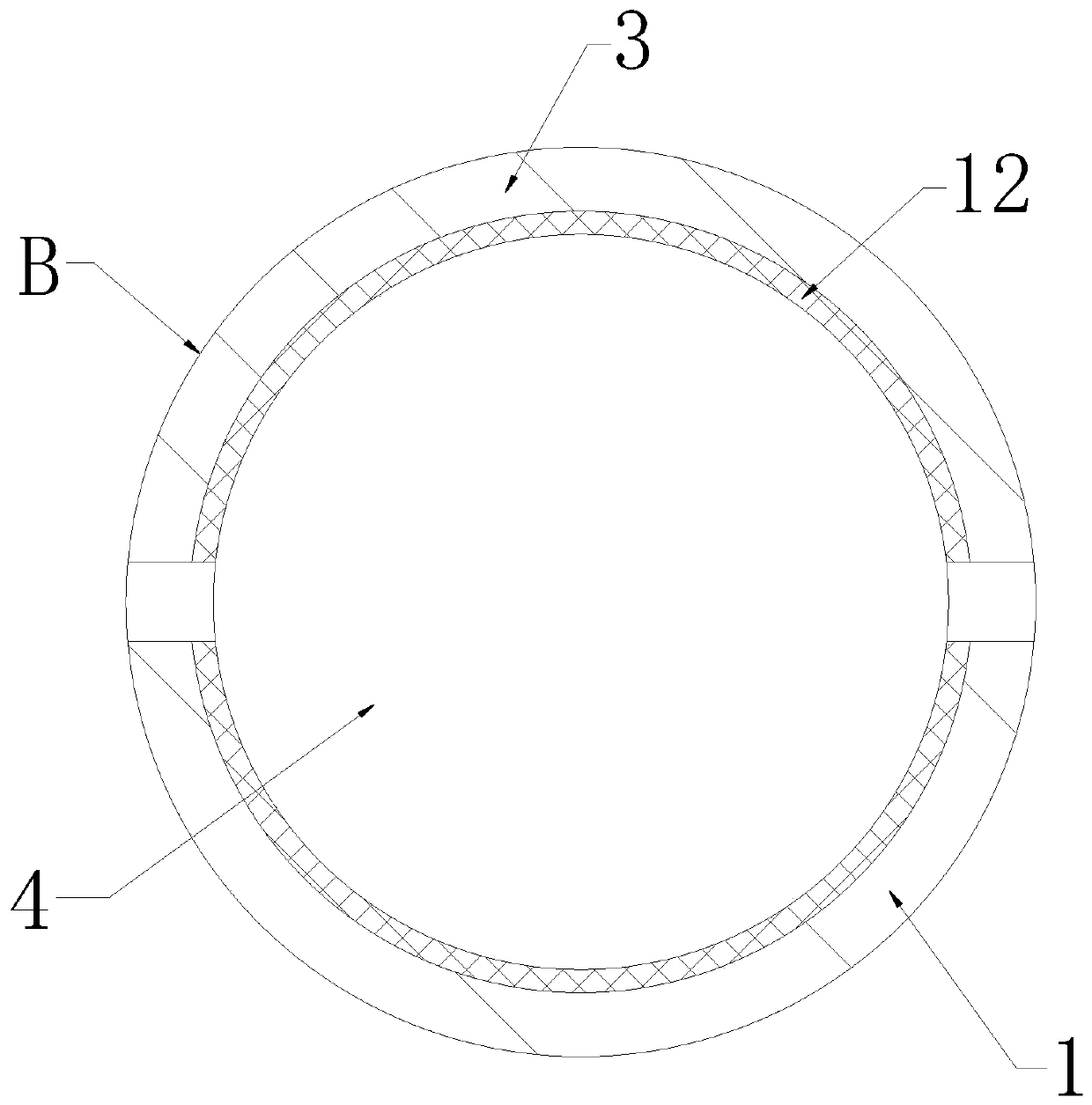 Rotary support bearing with noise reduction function