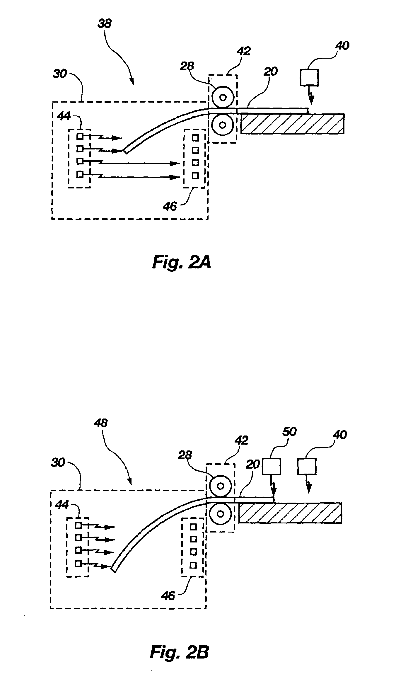 Media stiffness detection device and method therefor