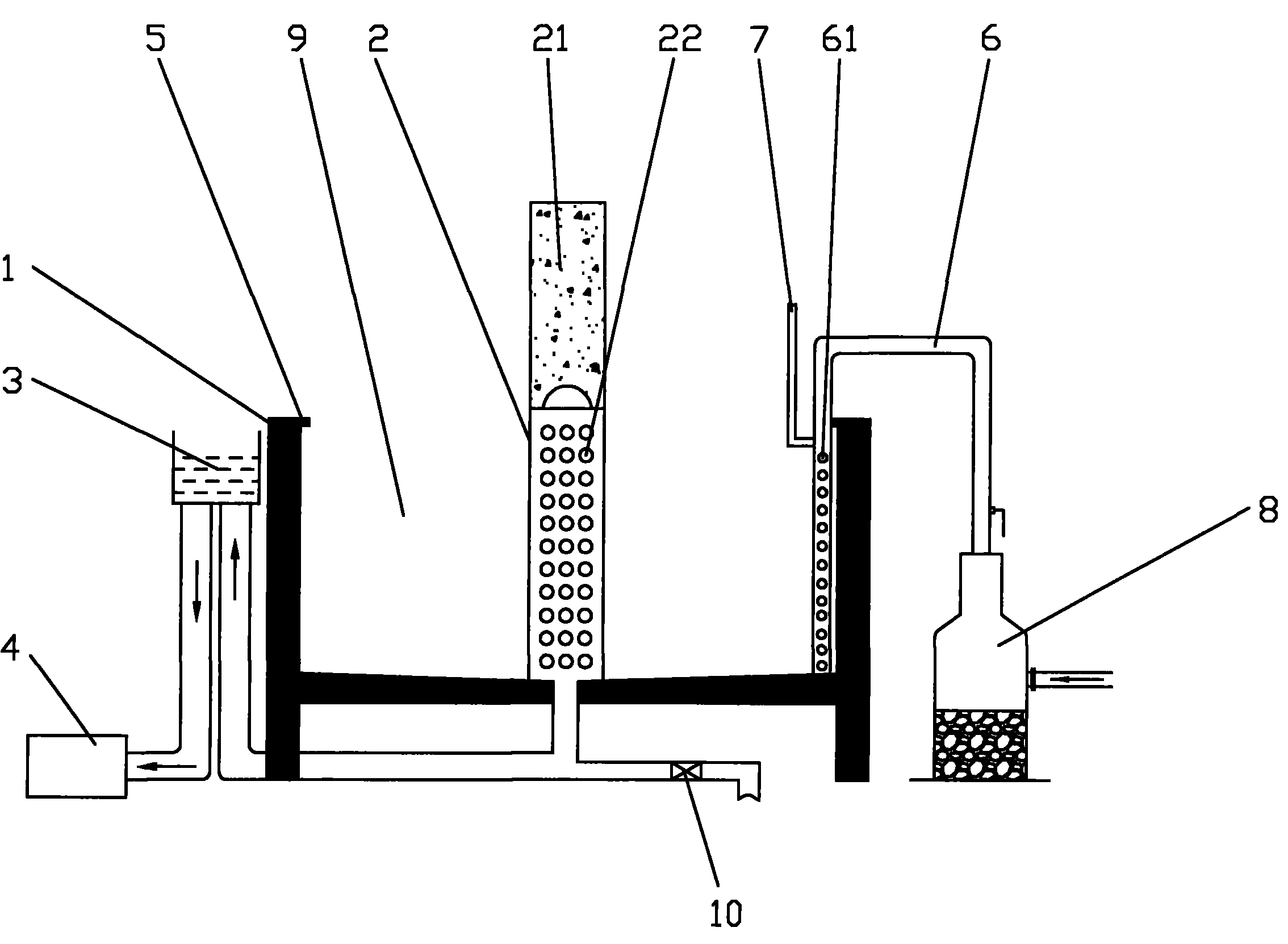 Culture water secondary filter system