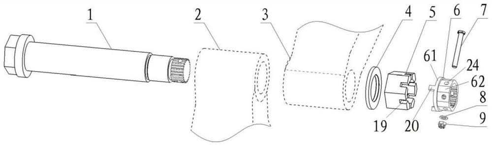 Bolt connecting nut anti-loosening structure