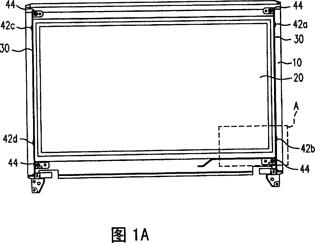 Structure for assembling faceplate