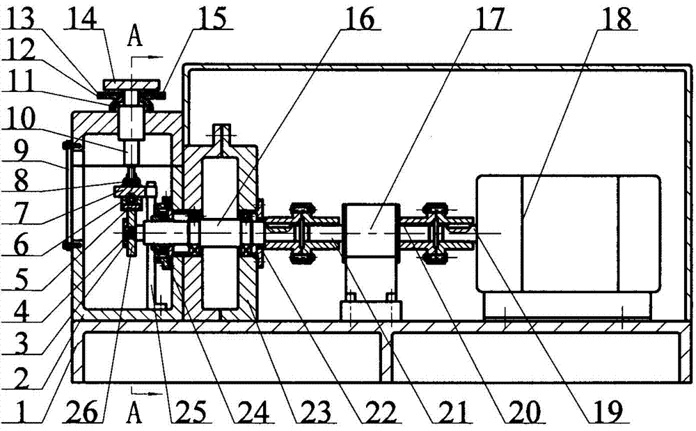 Wear gap adjustment ring block friction and wear testing machine