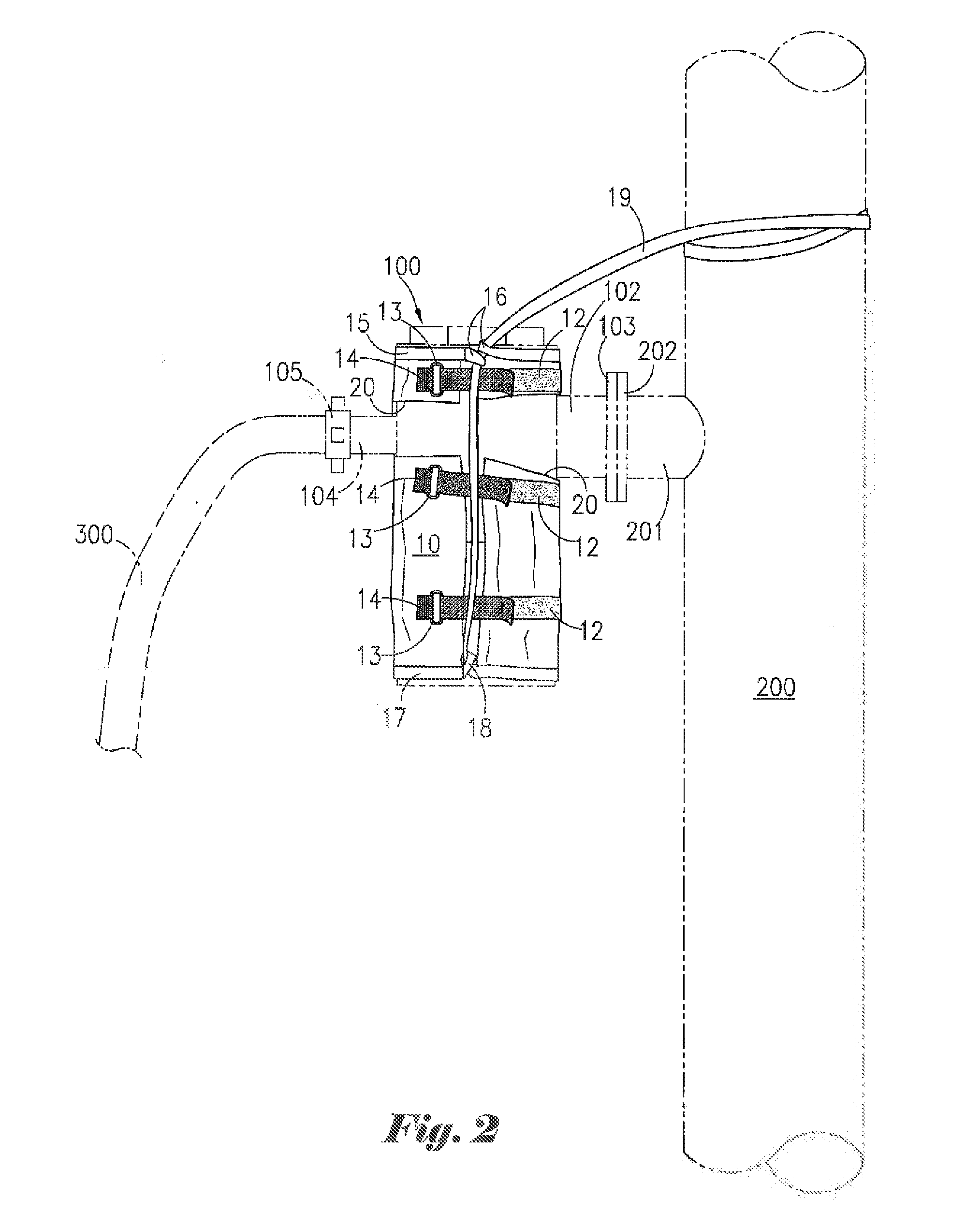 Method and apparatus for retaining a valve to a cement head