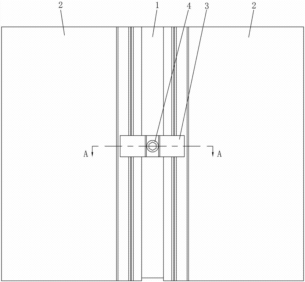 Keel for mounting curtain wall panel