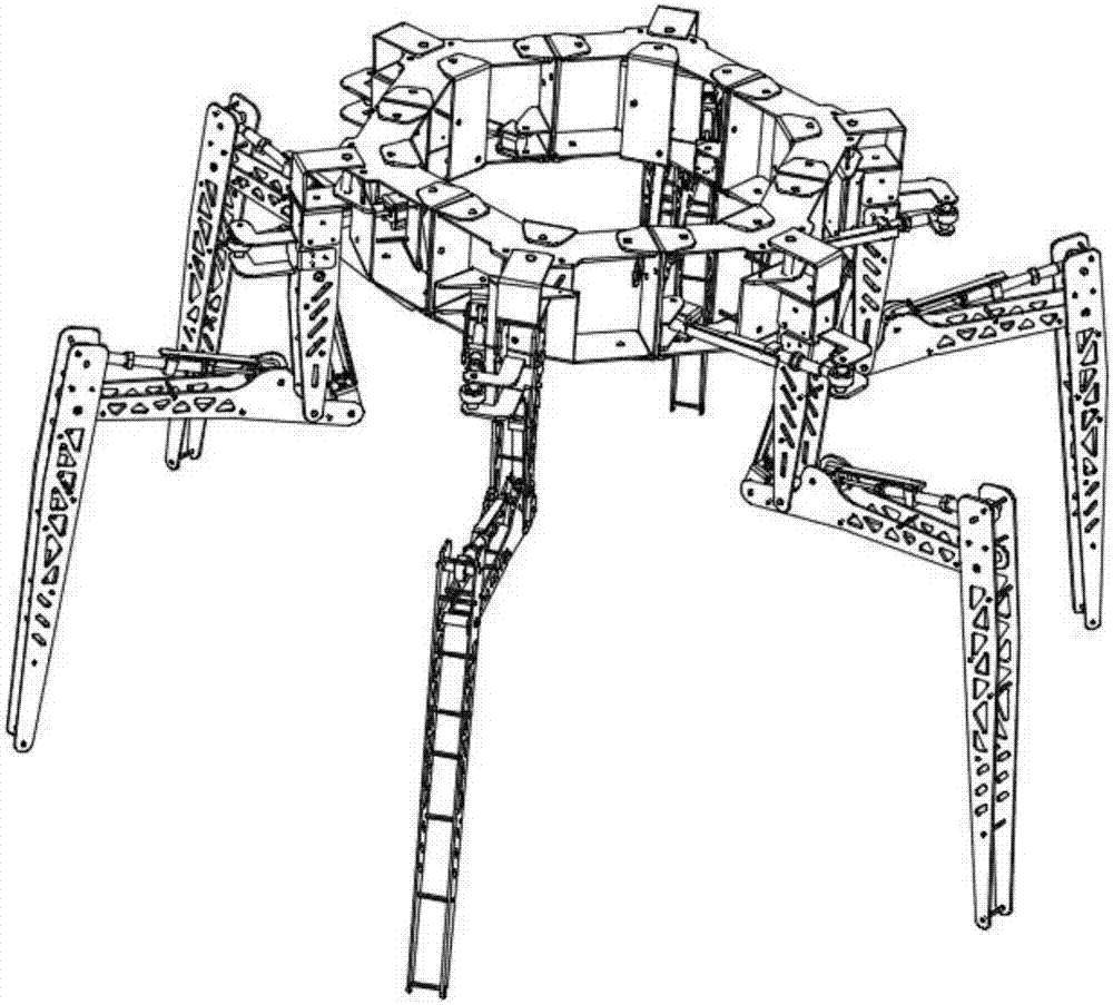 Side-sway joint of multi-foot-boosting rehabilitation robot