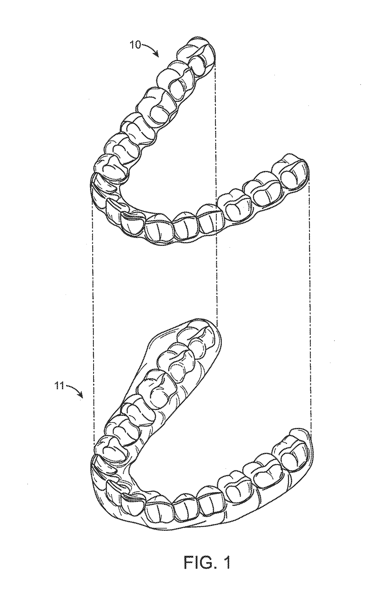 Shape engineered aligner - auto shaping