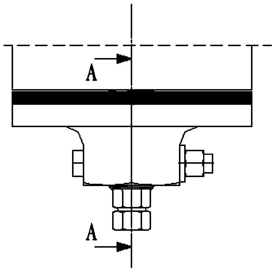 Aircraft landing gear drop-down position self-locking mechanism