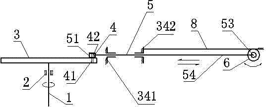 Reciprocating linear movement roller airfoil lift force generating device