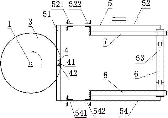 Reciprocating linear movement roller airfoil lift force generating device