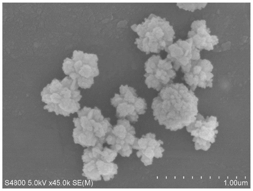 Nano flower-shaped zinc cadmium sulfide solid solution photocatalyst and preparation method thereof