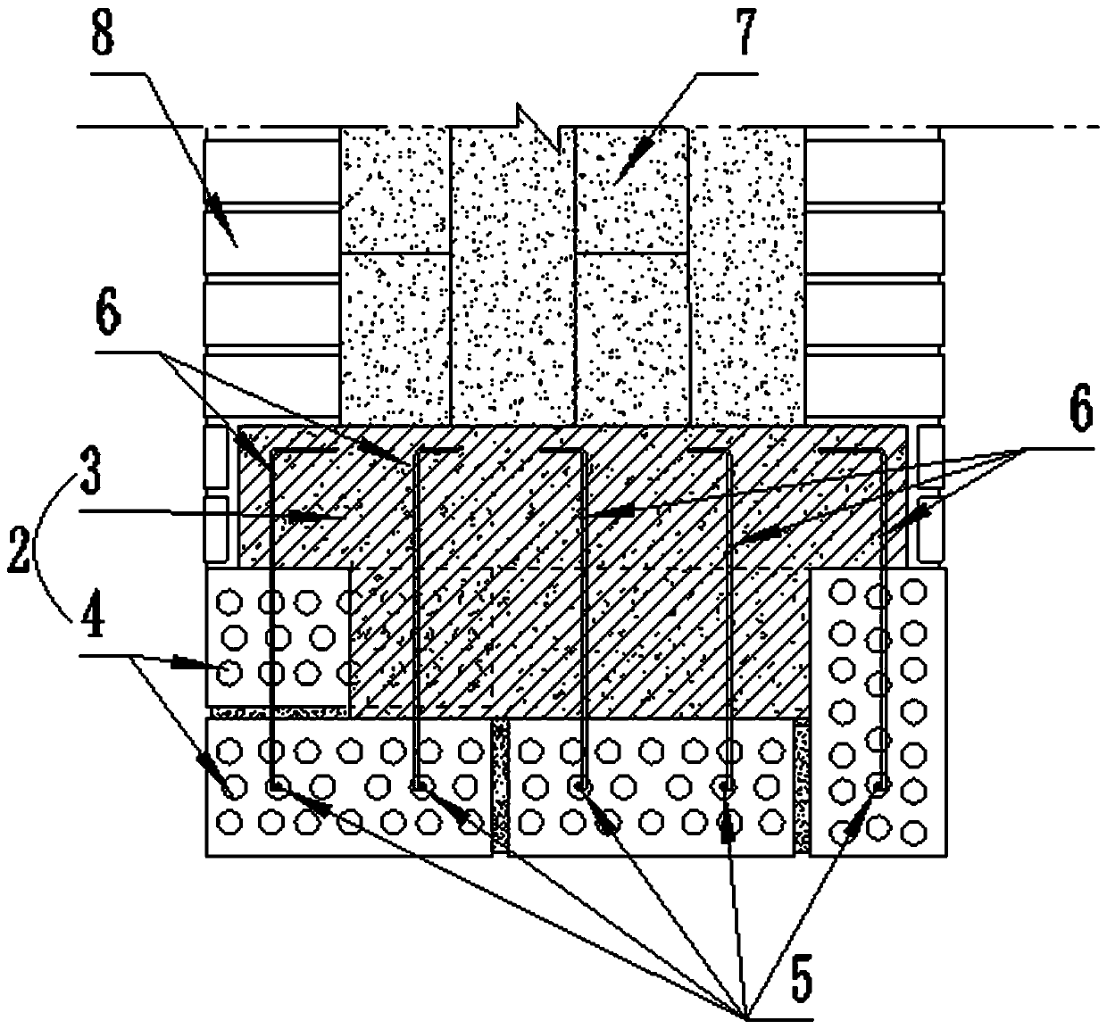 Arch construction reverse building method construction method