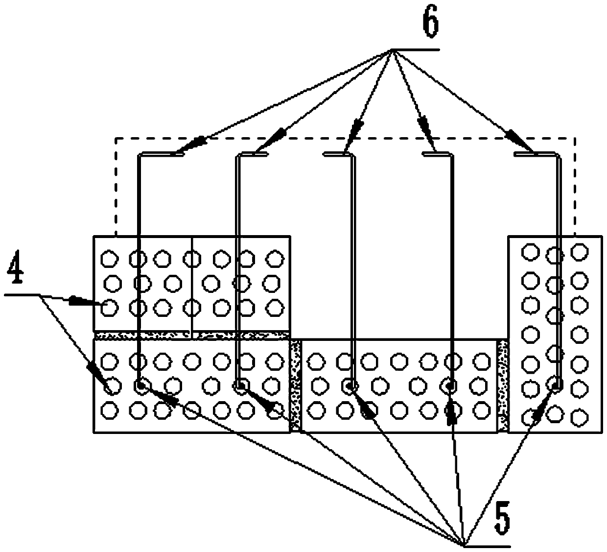 Arch construction reverse building method construction method