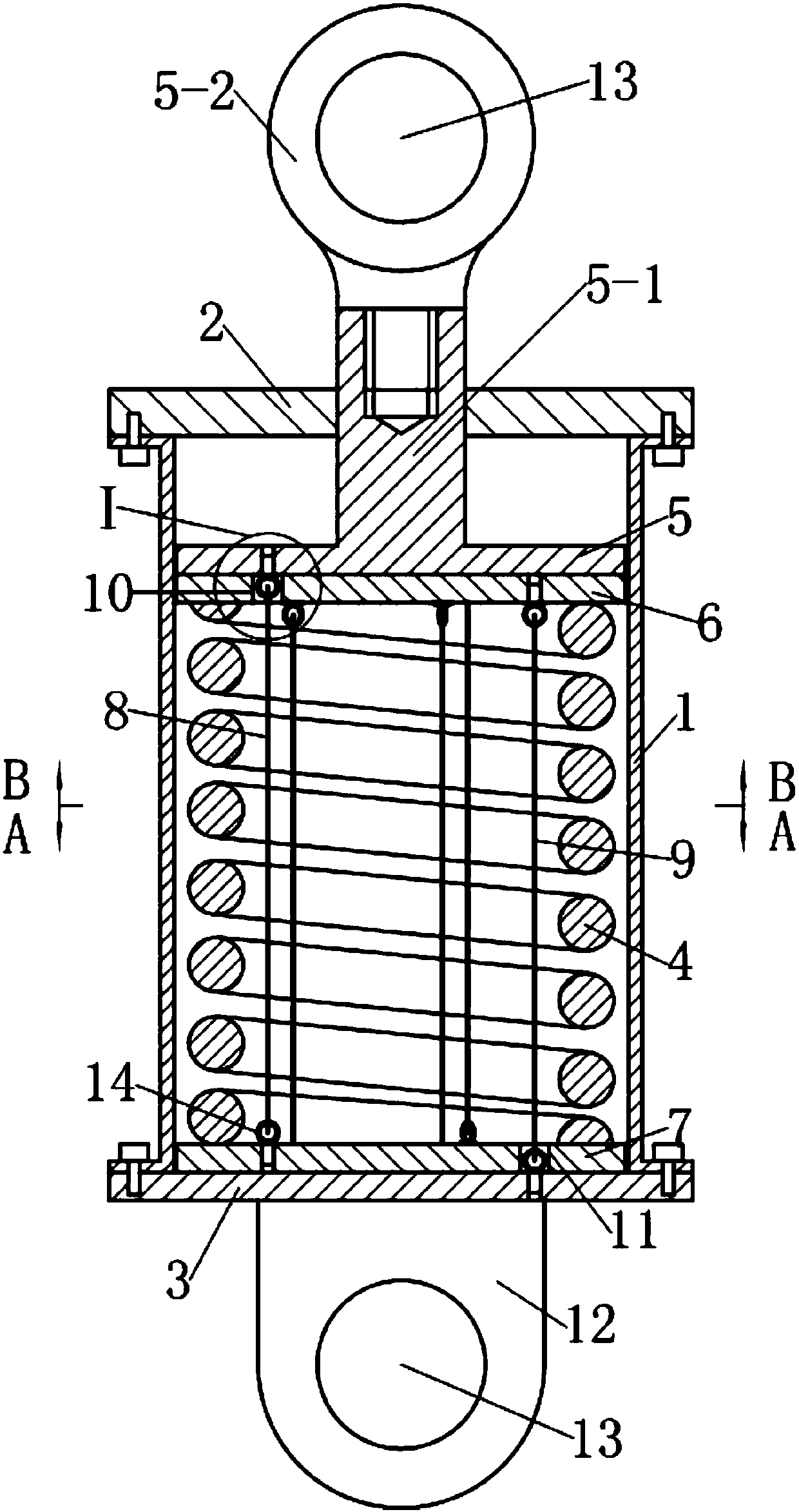 A Coil Spring Damper with Preset Early Stiffness