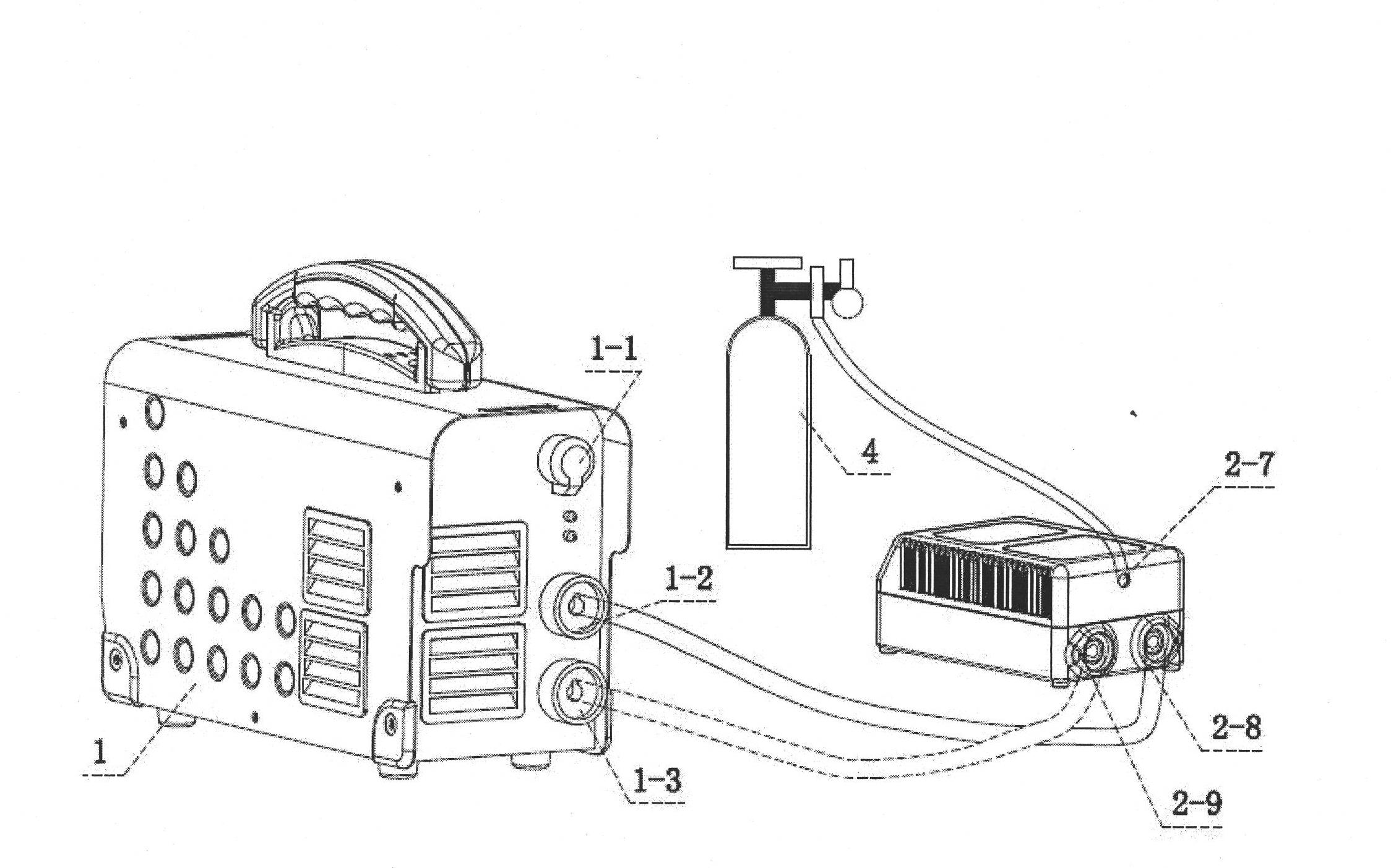 Intelligent gas shielded welding converter