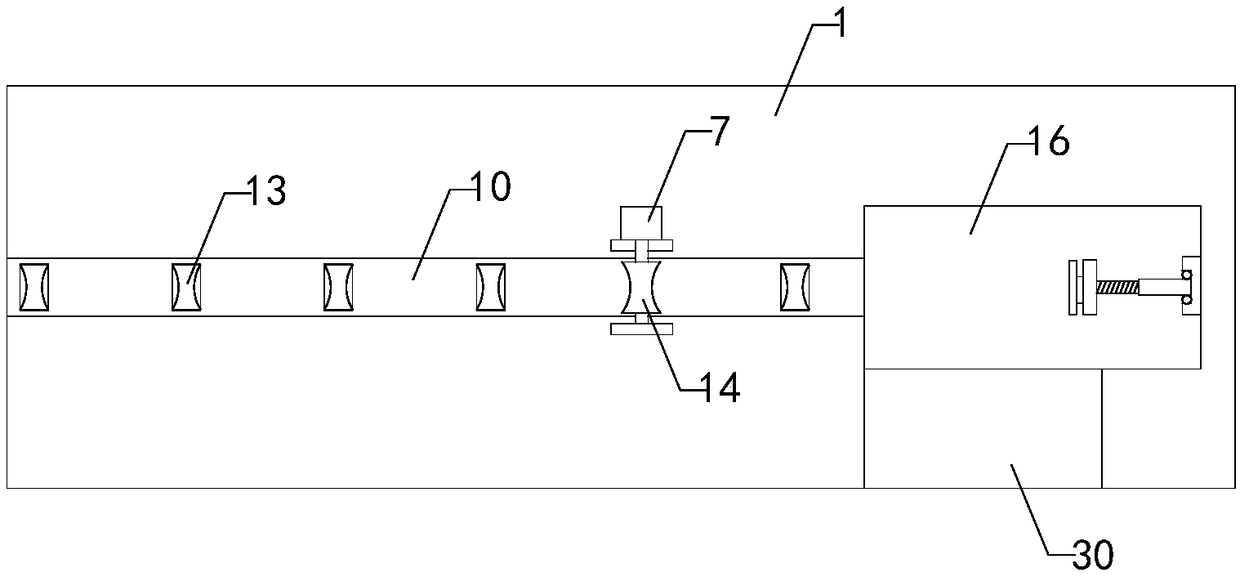 Oil-gas separator filter element cutting device