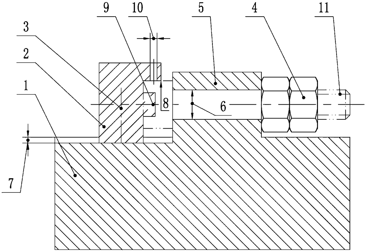 Drilling tire tooling device for locking wire holes of screw for large canned motor