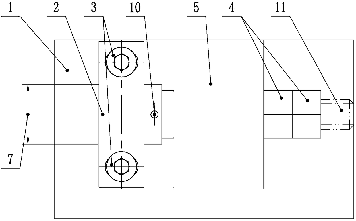 Drilling tire tooling device for locking wire holes of screw for large canned motor