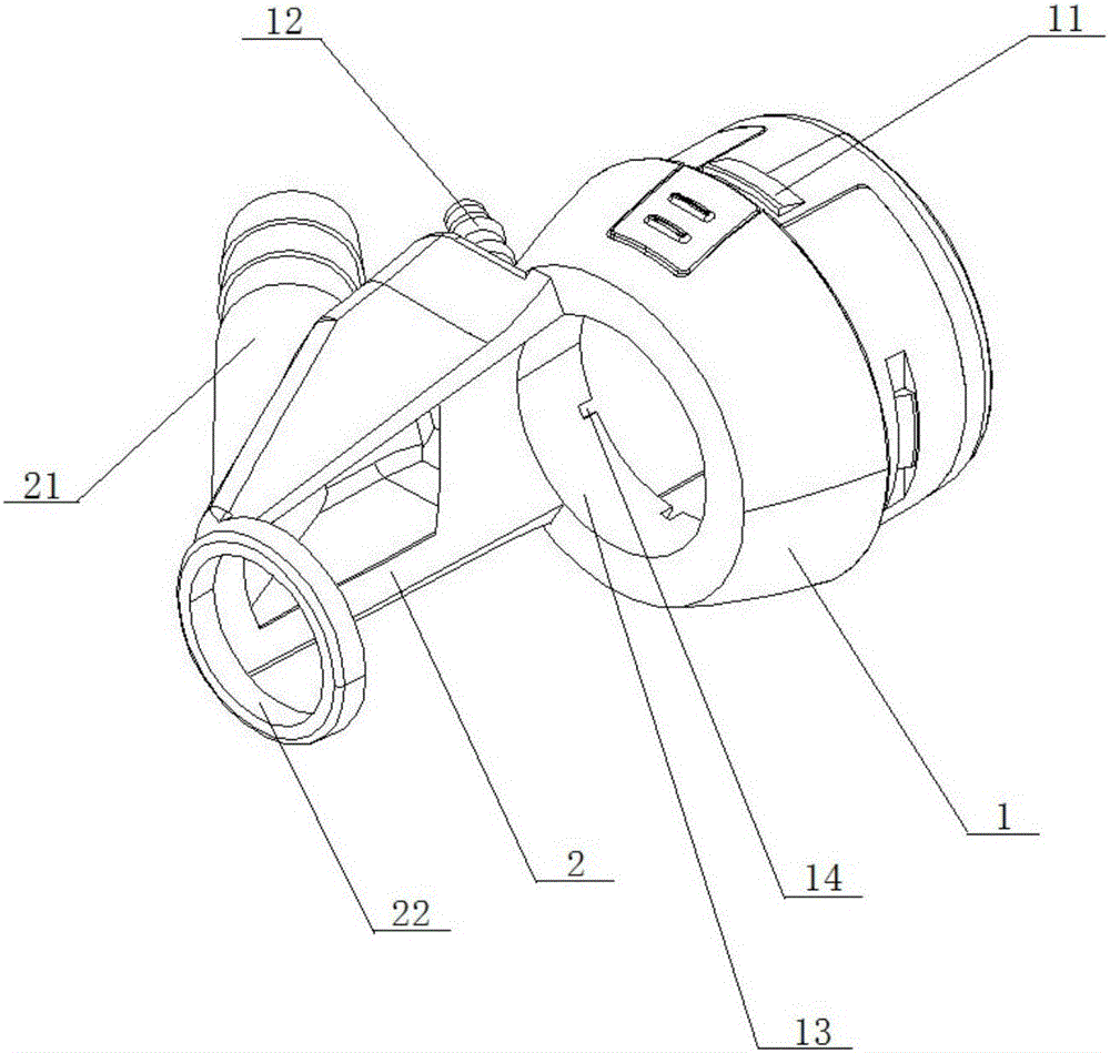 Output laser positioning device for fractional laser therapy system