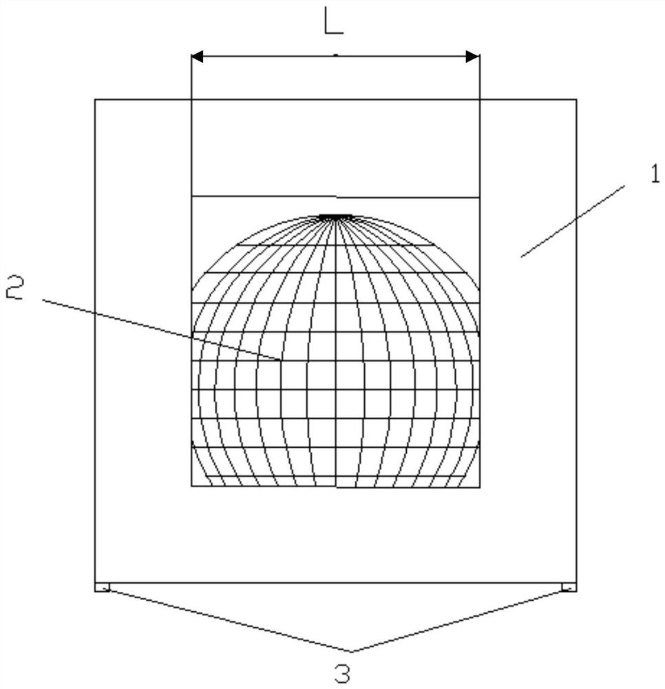 A kind of semi-submersible air wave elimination device and wave elimination method