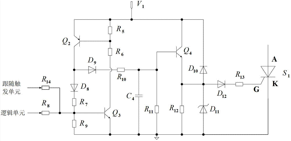 A triggering system of thyristor switched capacitor valve set