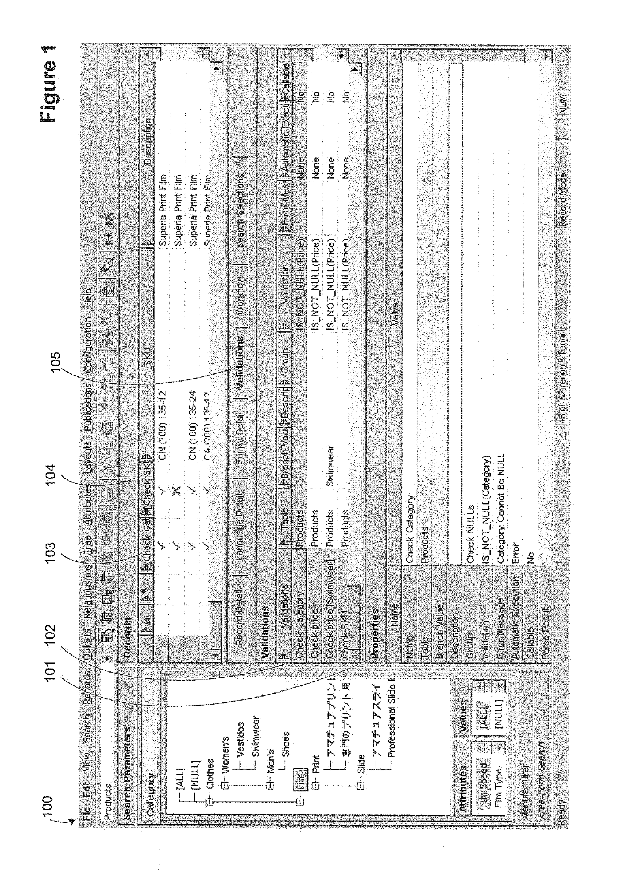 Method for performing expression-based validation