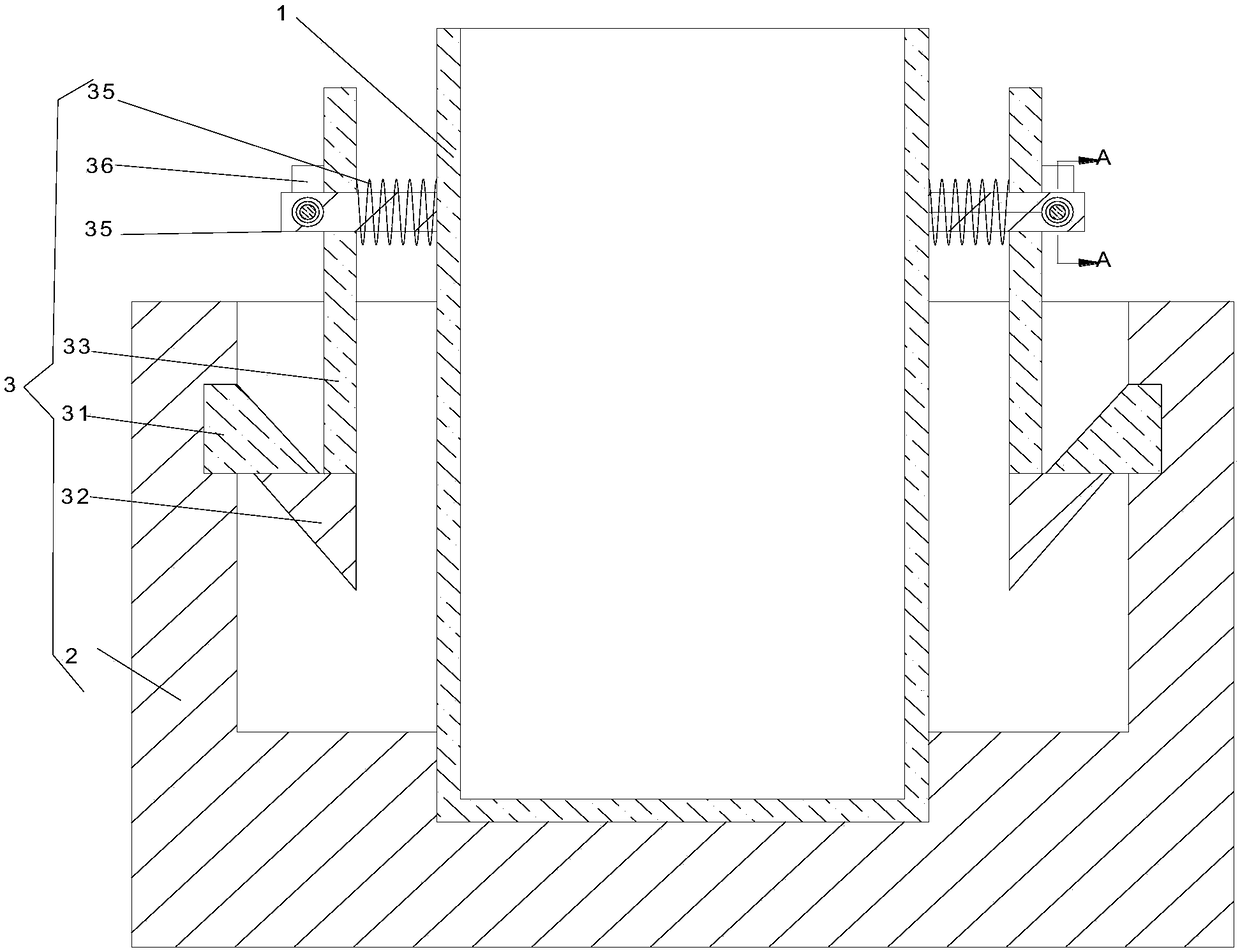 Detection device for permeation coefficient of pervious concrete