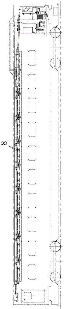 Air conditioning unit and air duct system for seating-sleeping dual-purpose rail vehicle