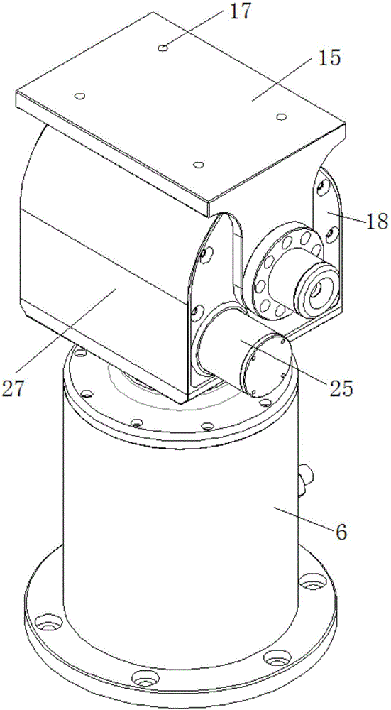 Two-degree-of-freedom hydraulic holder