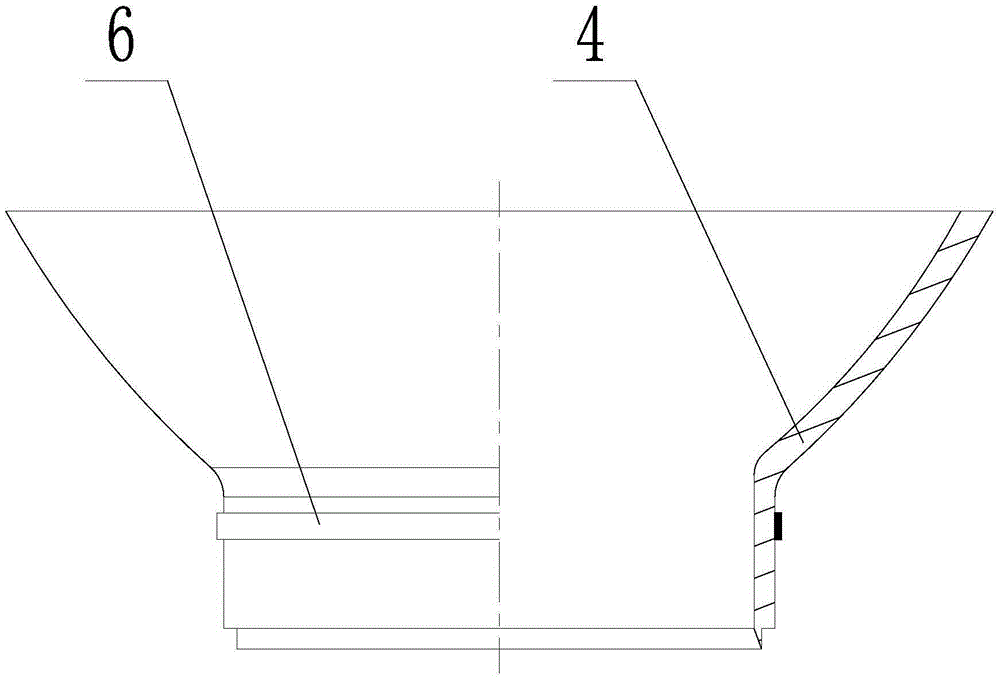 A brazing method for the head assembly of a flame cylinder